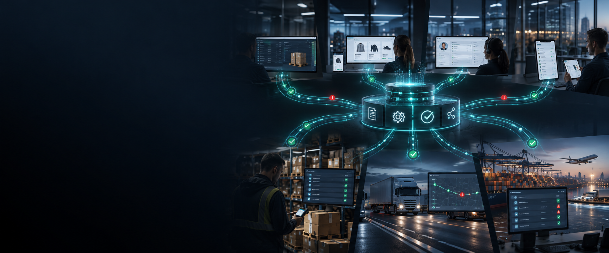 Cloud Connect relie et contrôle les échanges entre l’ERP, le commerce, le CRM et la logistique