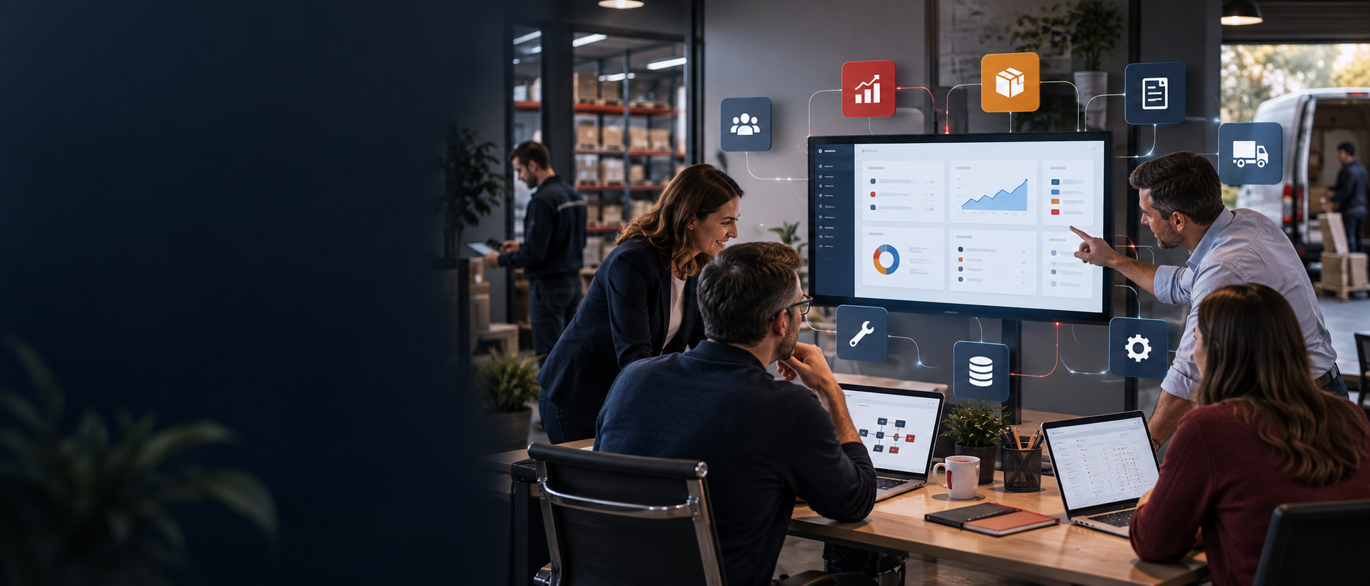 Dolibarr enrichi par des modules métier et connecté aux opérations